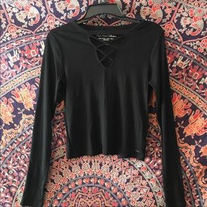 Women’s Long Sleeve Crop Top